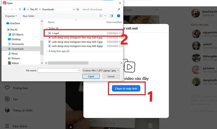 Đăng Story Thông Qua Ứng Dụng Instagram Trên Máy Tính Đăng Story Thông Qua Ứng Dụng Instagram Trên Máy Tính