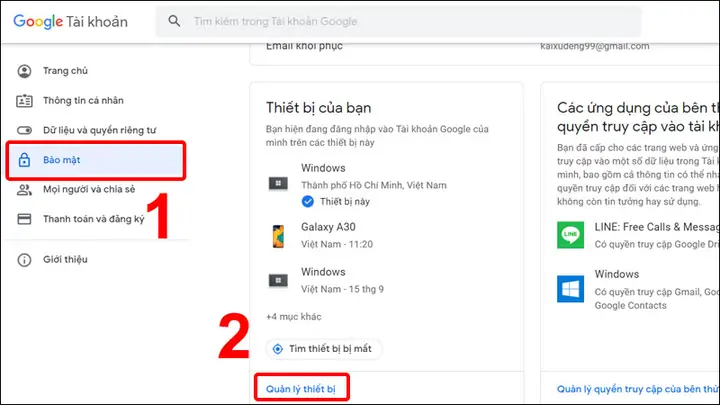 Cách Thoát Tài Khoản Google Từ Xa