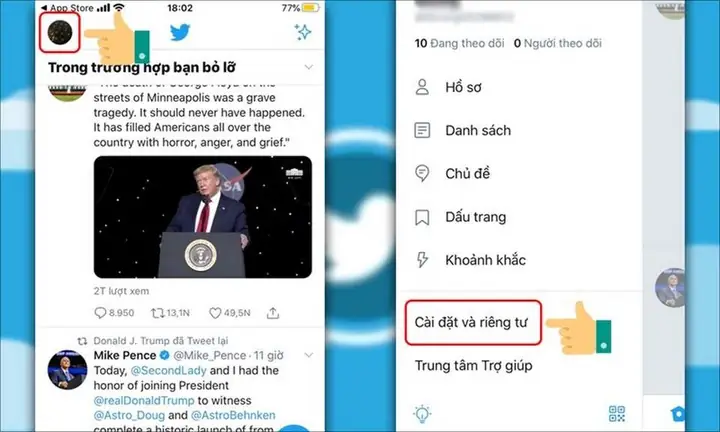 Đăng Xuất Tài Khoản Twitter Từ Xa Trên Điện Thoại