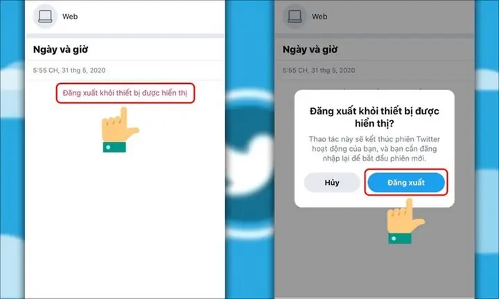 Đăng Xuất Tài Khoản Twitter Từ Xa Trên Điện Thoại