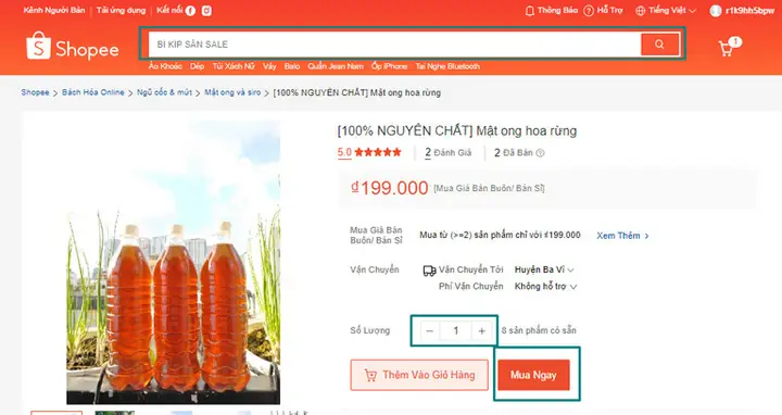 Cách Mua Hàng Trên Shopee Bằng Máy Tính
