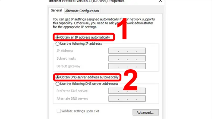 Một Số Lưu Ý Khi Cài Đặt Ip Tĩnh Trên Windows Một Số Lưu Ý Khi Cài Đặt Ip Tĩnh Trên Windows