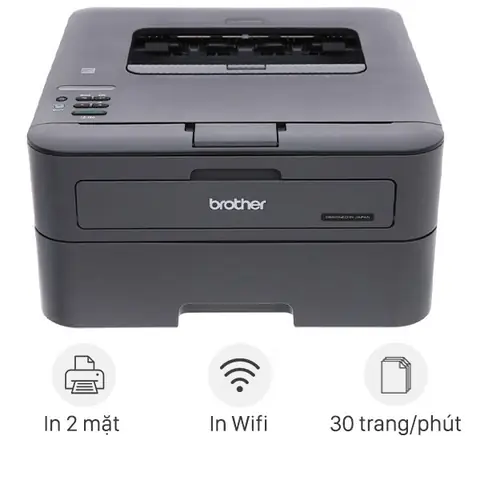 Máy In Laser Trắng Đen Brother Hl-l2366dw Wifi