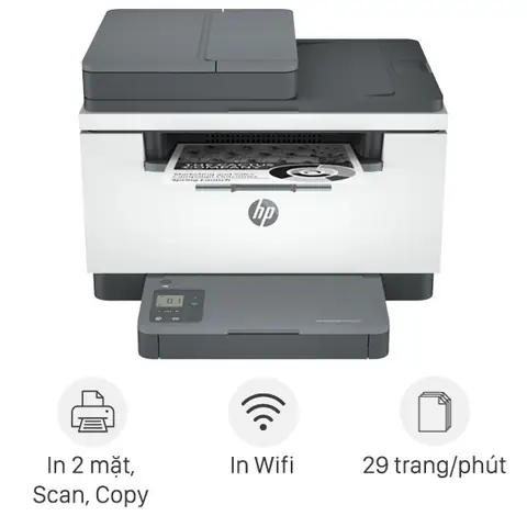 Máy In Laser Trắng Đen Hp Laserjet Mfp M236sdw Wifi (9yg09a)