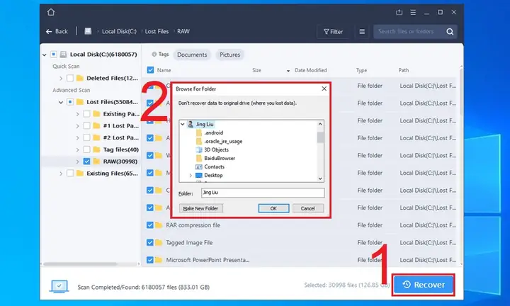 Cách Khôi Phục File Sau Khi Loại Bỏ Virus Shortcut