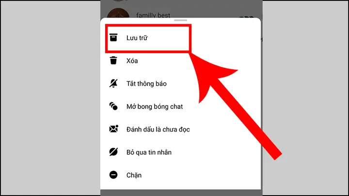 - Đã Tiến Hành Lưu Trữ Cuộc Trò Chuyện Trên Facebook
