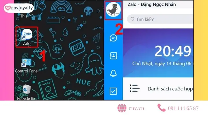 Đổi Ảnh Đại Diện Trên Ứng Dụng Zalo Pc