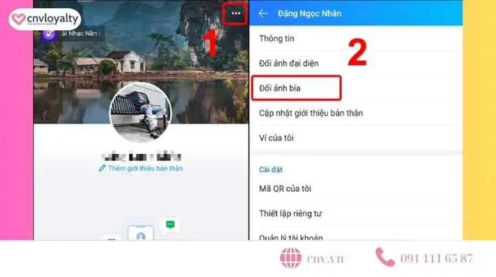 Hướng Dẫn Cách Thay Ảnh Bìa Zalo Bằng Điện Thoại