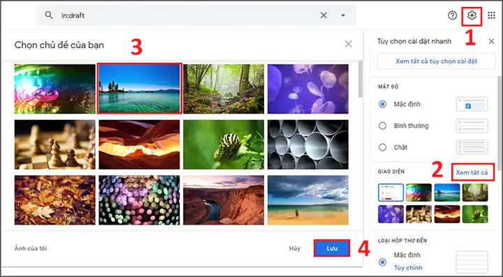 Hướng Dẫn Cách Thay Đổi Hình Nền Cho Gmail Có Sẵn Hướng Dẫn Cách Thay Đổi Hình Nền Cho Gmail Có Sẵn