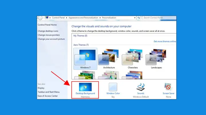Cách Đổi Hình Nền Máy Tính Win 7