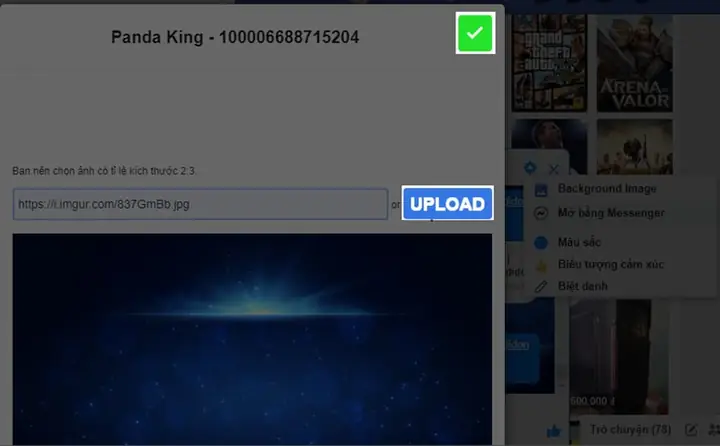 Sử Dụng Background For Fb Inbox Chèn Ảnh Nền Vào Chatbox Facebook