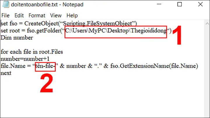 -đổi Tên Bằng Script -đổi Tên Bằng Script