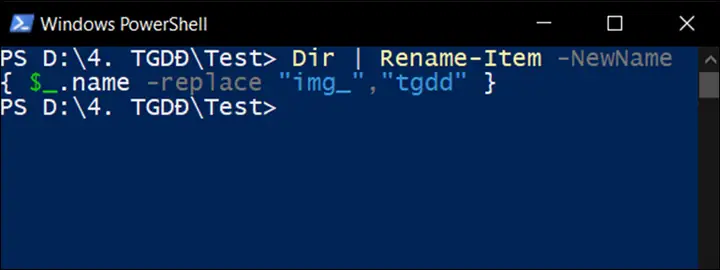 -đổi Tên Bằng Powershell -đổi Tên Bằng Powershell