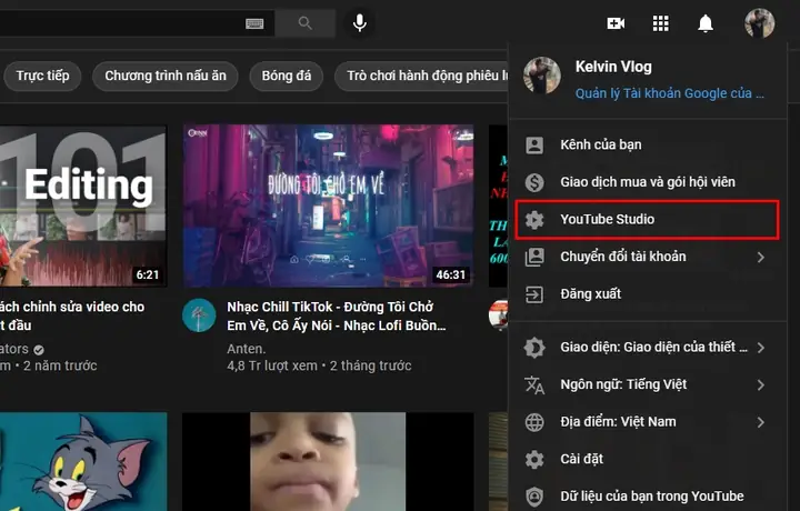 Cách Đổi Tên Kênh Youtube Trên Máy Tính