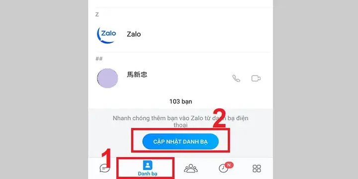 Cách 1: Đổi Tên Danh Bạ Và Đồng Bộ Hóa Với Zalo