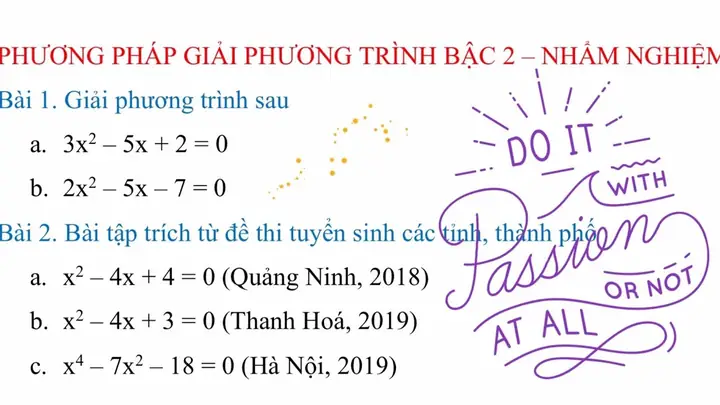Cách Giải Phương Trình Bậc 2 Lớp 9: Hướng Dẫn Từ Cơ Bản Đến Nâng Cao