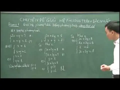 Giải Hệ Phương Trình Bằng Cách Cộng Đại Số: Hướng Dẫn Chi Tiết Và Dễ Hiểu