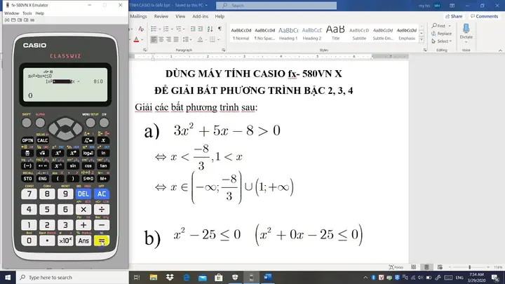 Cách Giải Phương Trình Bằng Máy Tính Fx-580vn Plus: Hướng Dẫn Toàn Diện