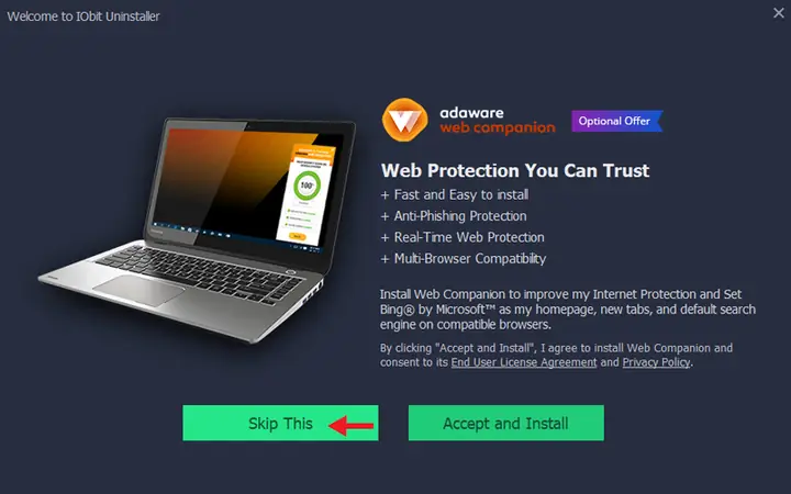 - Bước 2: Cài Đặt Iobit Uninstaller