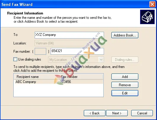 Cách Gửi Fax Bằng Máy Vi Tính Cách Gửi Fax Bằng Máy Vi Tính