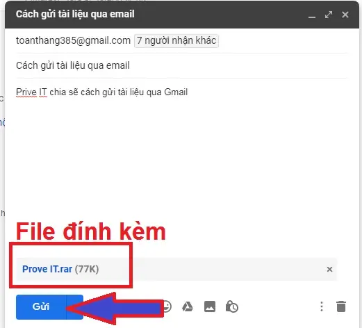 Bước 3:gửi Mail Bước 3:gửi Mail