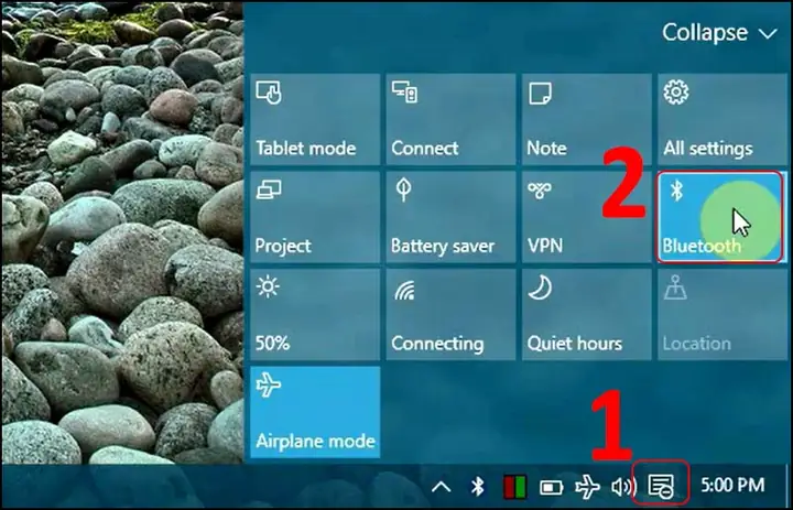 - Bước 2: Bật Bluetooth Trên Máy Tính