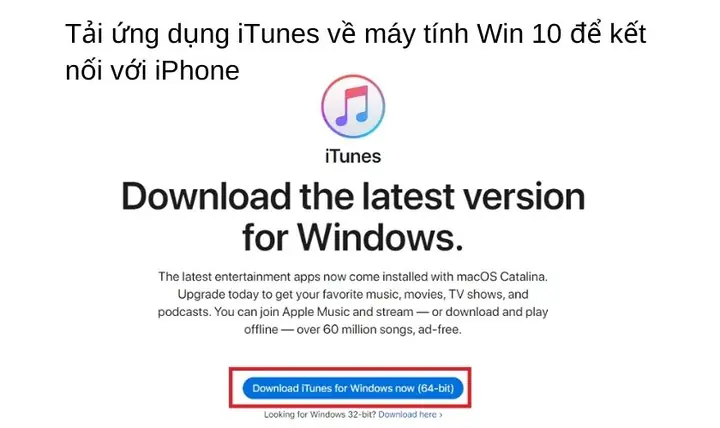 Cách Kết Nối Iphone Với Máy Tính Win 10 Bằng Itunes