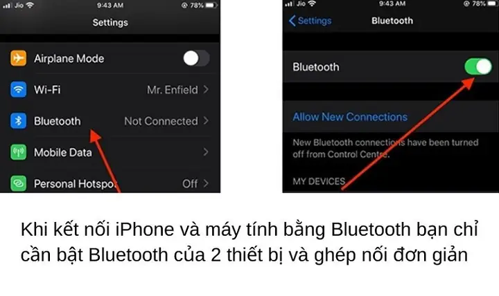 Kết Nối Iphone Với Máy Tính Qua Bluetooth