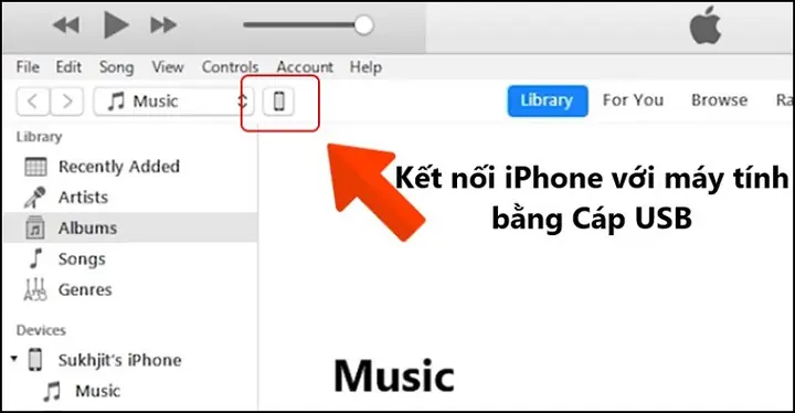 Kết Nối Bằng Cáp Usb-c