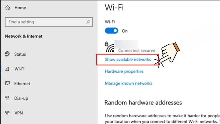Kết Nối Wifi Trên Máy Tính Qua Cài Đặt