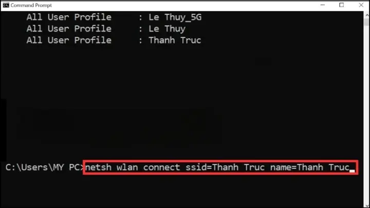 Cách Kết Nối Wifi Trên Máy Tính Bàn Qua Command Prompt