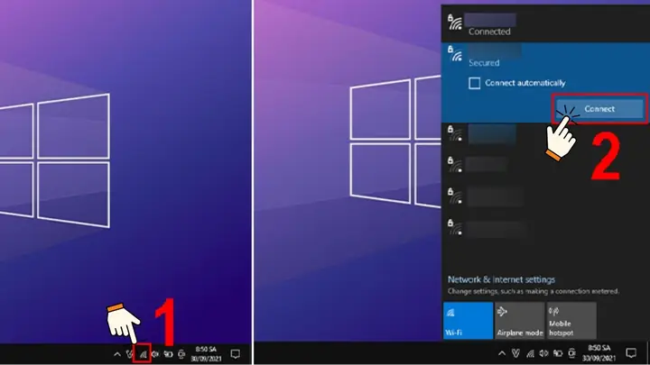 Cách Kết Nối Wifi Trên Máy Tính Thông Qua Thanh Taskbar