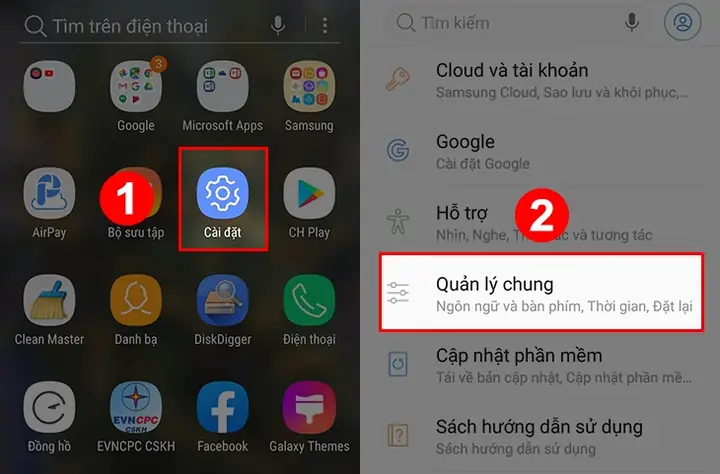 Khôi Phục Cài Đặt Gốc