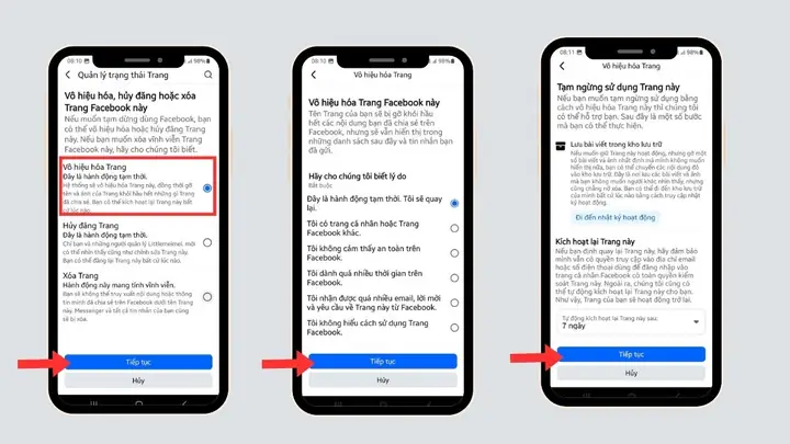 Khóa Page Facebook Tạm Thời