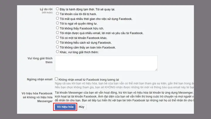 Cách Khóa Facebook Tạm Thời Trên Máy Tính
