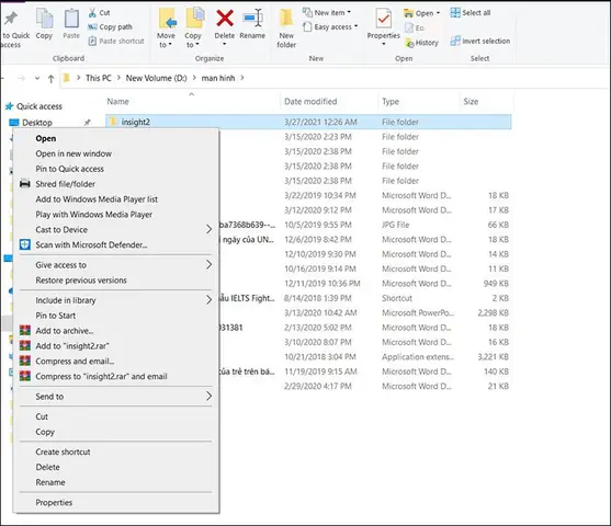 Cách Để Đặt Khóa Cho Folder