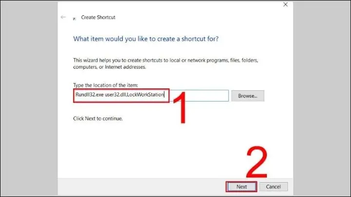 Cách Khóa Màn Hình Máy Tính Bằng Shortcut Desktop