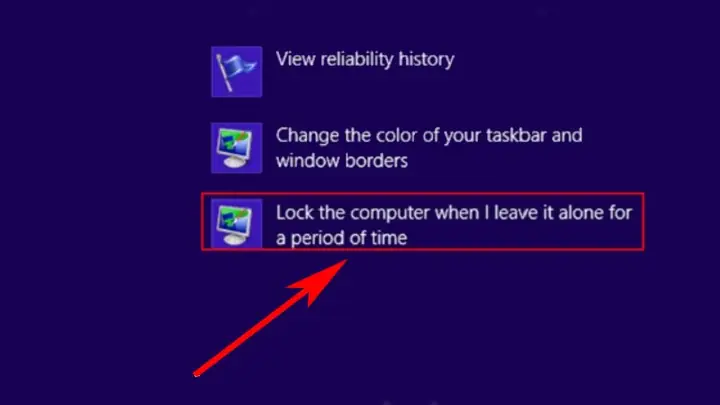 Cách Khóa Màn Hình Máy Tính Trong Cài Đặt Hệ Thống Windows 8/8.1