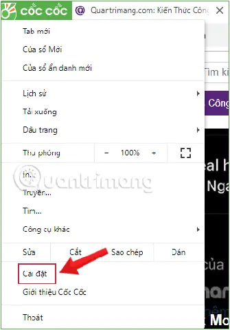 Cách Reset Cốc Cốc Về Trạng Thái Cài Đặt Mặc Định