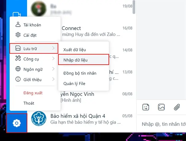 Cách Khôi Phục Tin Nhắn Zalo Trên Máy Tính