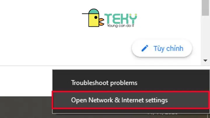 Xem Ip Bằng Network & Internet Settings Xem Ip Bằng Network & Internet Settings