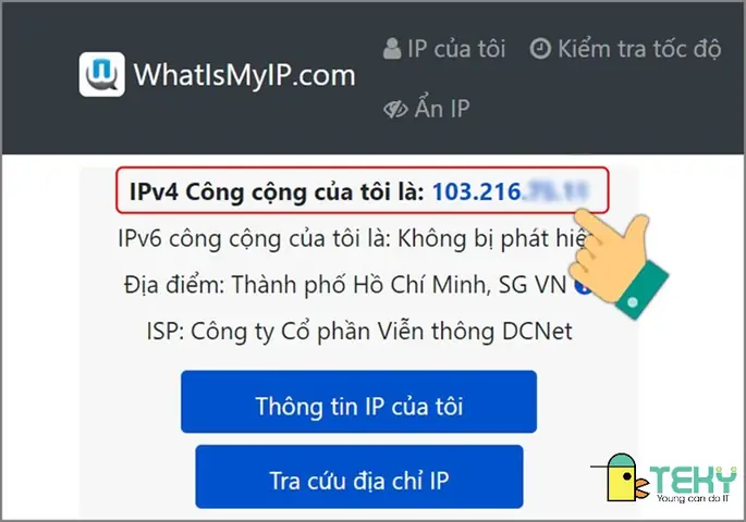 Sử Dụng Trang Web Kiểm Tra Ip Máy Tínhwhatismyip.com Sử Dụng Trang Web Kiểm Tra Ip Máy Tínhwhatismyip.com