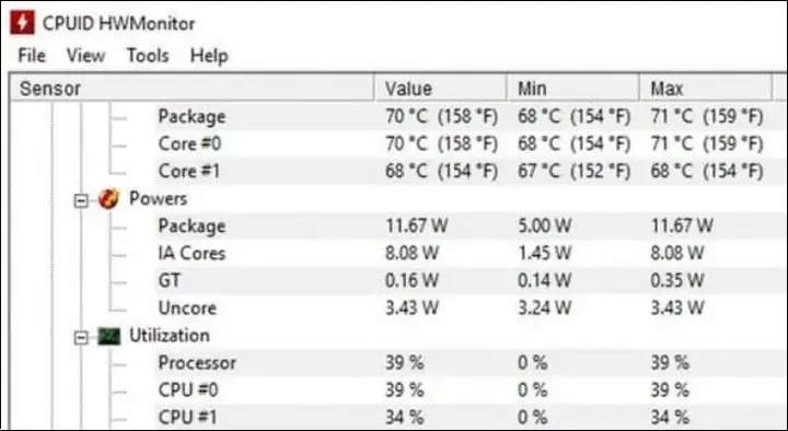 Kiểm Tra Bằng Cpuid Hwmonitor Kiểm Tra Bằng Cpuid Hwmonitor