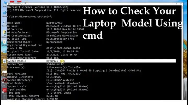 Cách Nhanh Nhất Để Kiểm Tra Tên Máy Tính Laptop Dell
