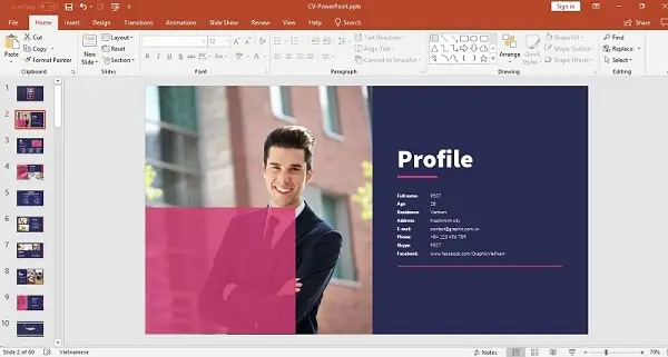 Cách Làm Cv Xin Việc Bằng Powerpoint