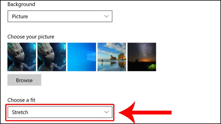Cách Chỉnh Ảnh Vừa Màn Hình Desktop Từ Background Settings