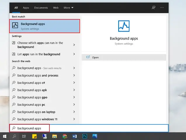 Cách 3: Tắt Những Ứng Dụng Chạy Ẩn Trên Windows