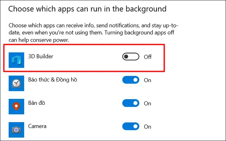 Cách 3: Tắt Những Ứng Dụng Chạy Ẩn Trên Windows