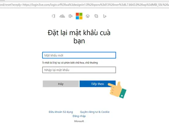 Để Lấy Lại Mật Khẩu Microsoft Các Bạn Thực Hiện Như Sau: Để Lấy Lại Mật Khẩu Microsoft Các Bạn Thực Hiện Như Sau:
