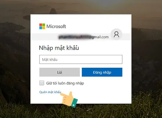 Để Lấy Lại Mật Khẩu Microsoft Các Bạn Thực Hiện Như Sau: Để Lấy Lại Mật Khẩu Microsoft Các Bạn Thực Hiện Như Sau:
